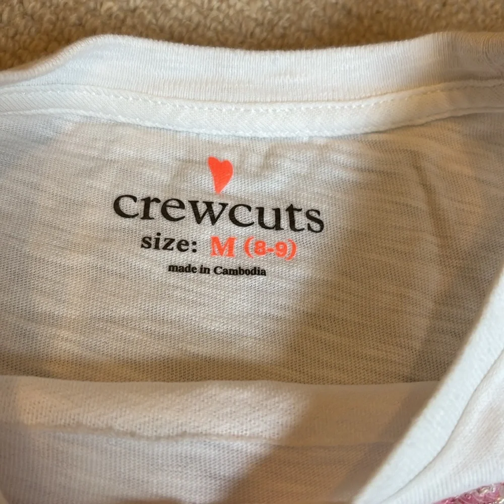 COPY - Crewcuts White Tee with Rainbow Sequin Ice Cream Design - Picture 3 of 4